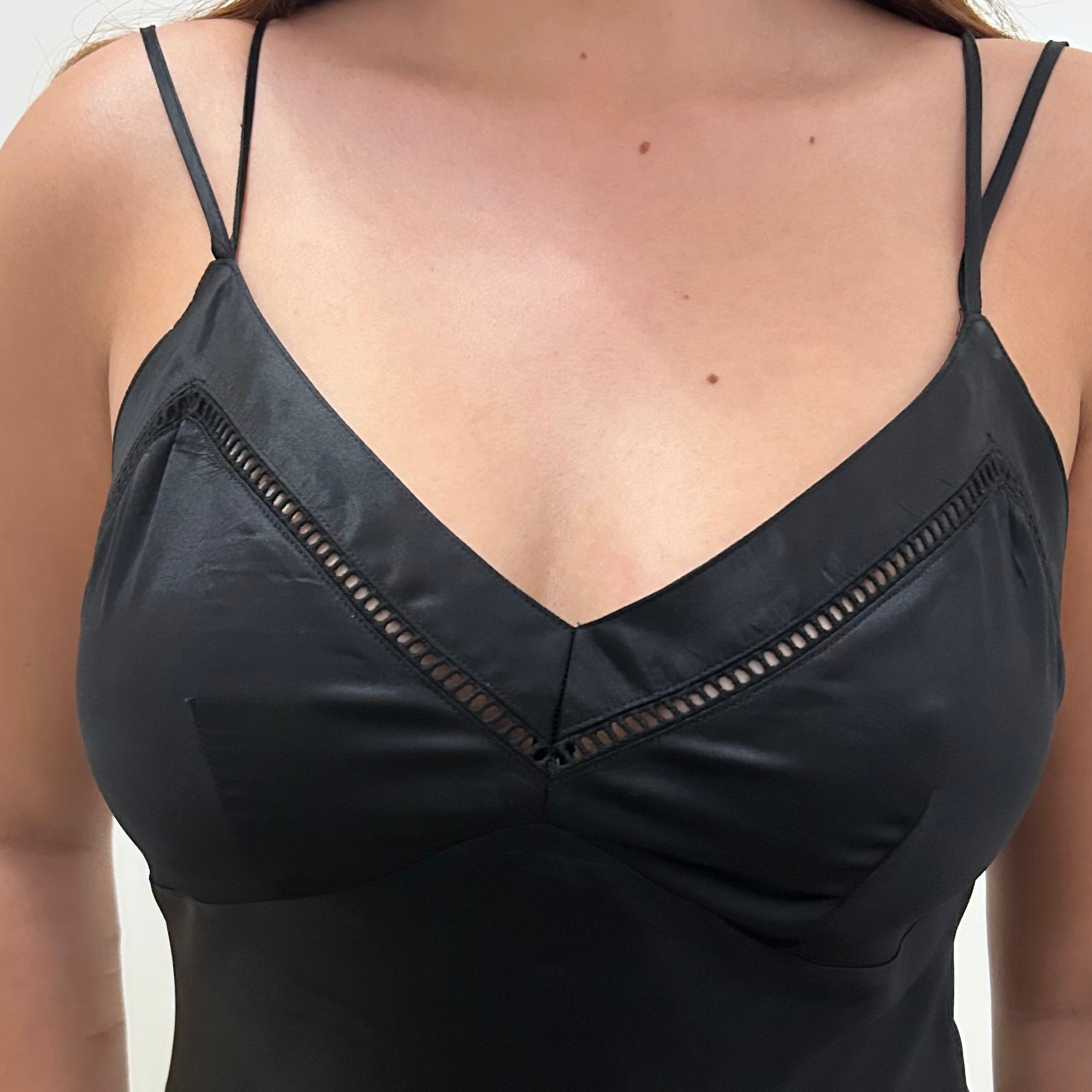Ruby Black Bodice Dress - Silk Blvd Sleepwear